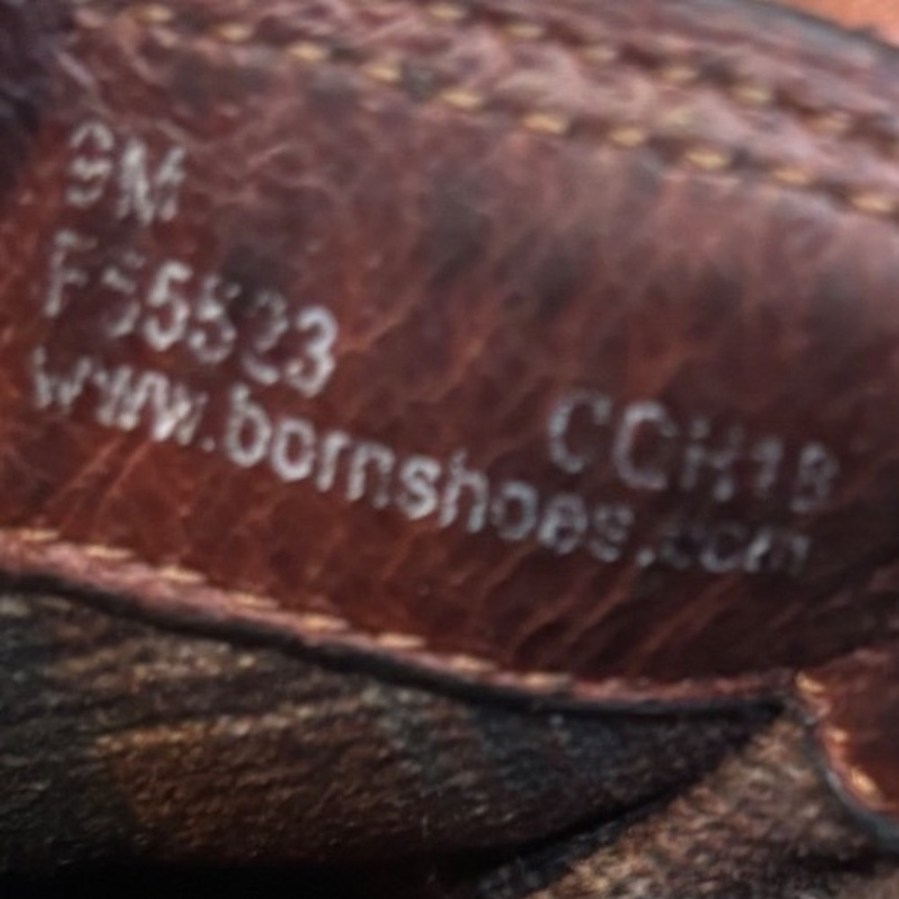 Born Mens Brown Suede Chelsea Boots Ankle Lug Sole F55523 Size 9M - Picture 7 of 7
